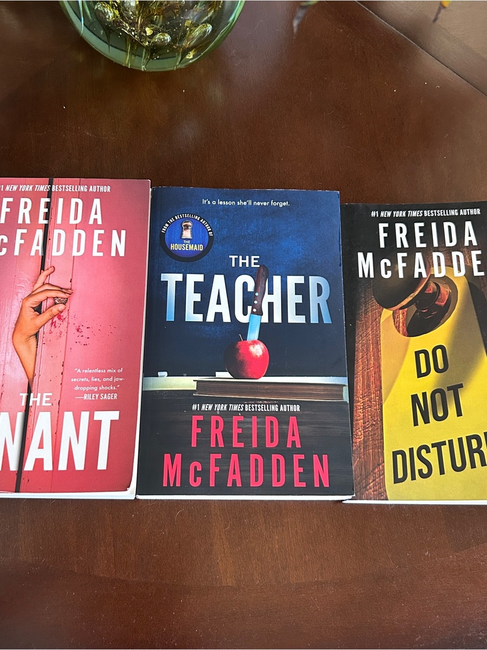 Freida McFadden Book Lot: The Teacher, Do Not Disturb, The Tenant